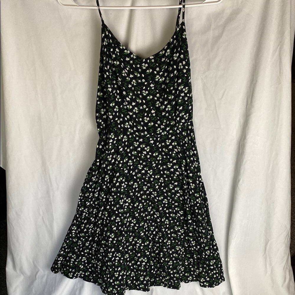 Old Navy Black Floral Mini Dress
